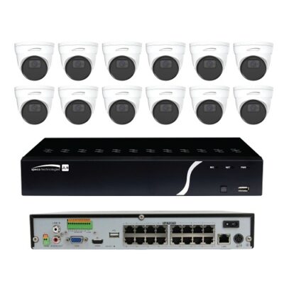 Speco Zipk N Channel Nvr Surveillance Kit With Mp Turret Cameras