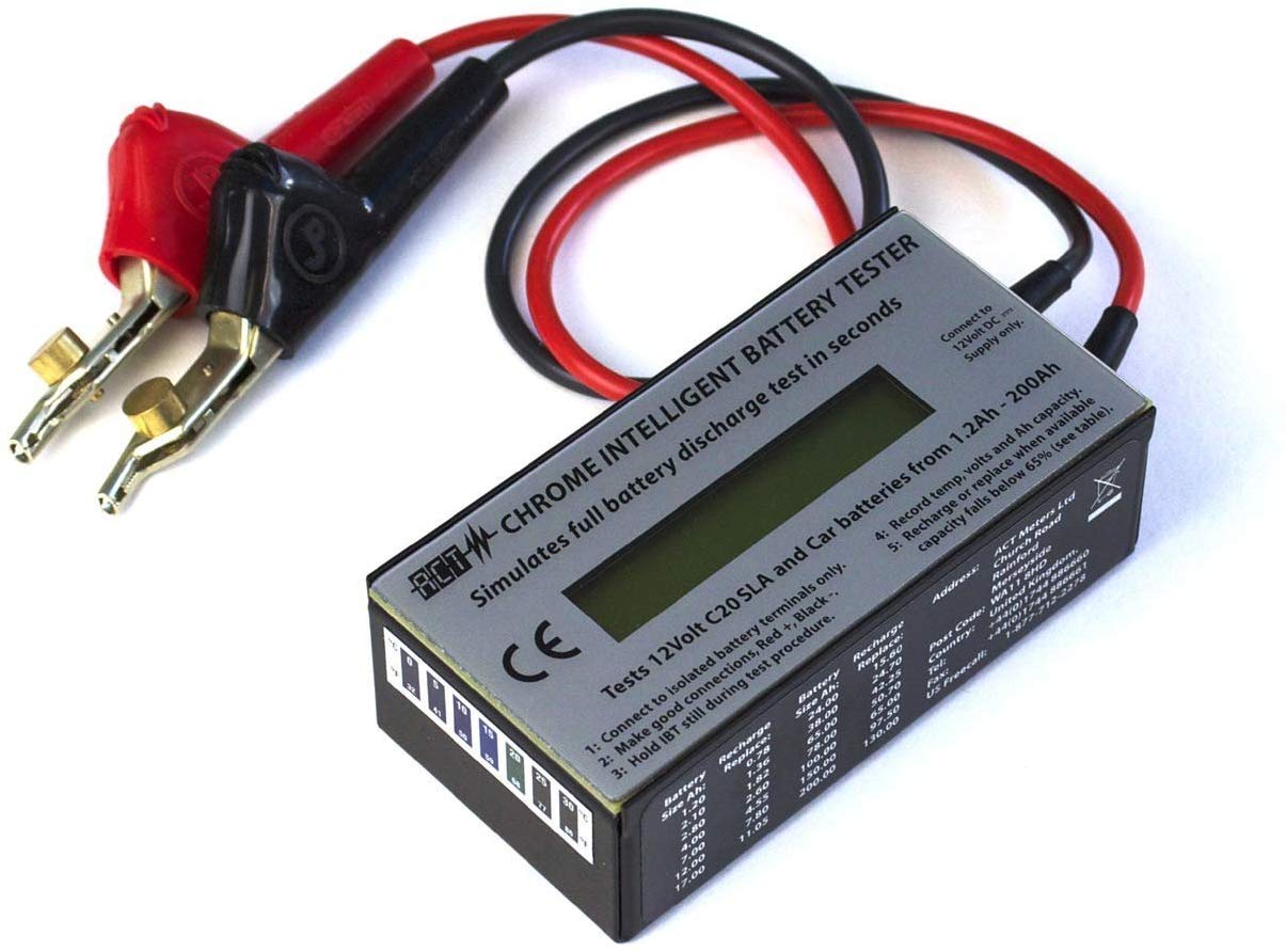 CHROME IBT 12V SLA Intelligent Battery Tester By ACT Meters By ACT Meters