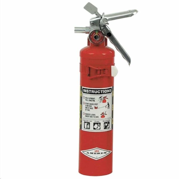 extinguisher with vehicle bracket