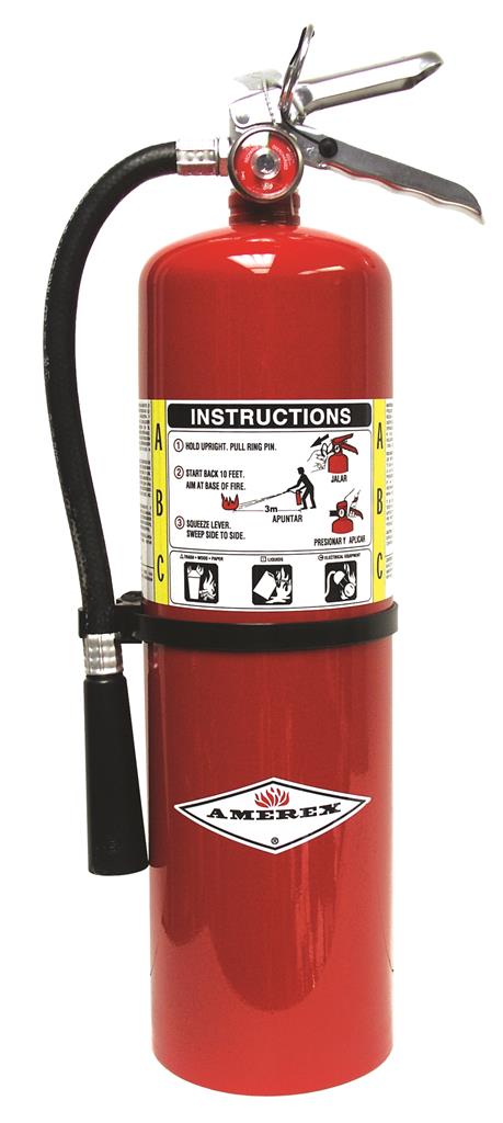 Amerex B456 10lb ABC Fire Extinguisher W/ Wall Hook | Fire and Safety Plus