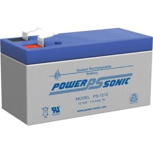 Power Sonic PS-1212F1 PS Series, 12V 1.4Ah General Purpose Reachargeable SLA Battery