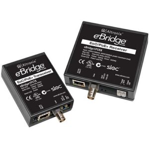 Altronix eBridge1PCRT EoC Single-Port Adapter Kit, 25Mbps, Generates PoE