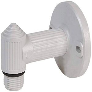 Edwards Signaling Threaded Wall Mount, for 200 Class 70 mm Stacklights, Gray