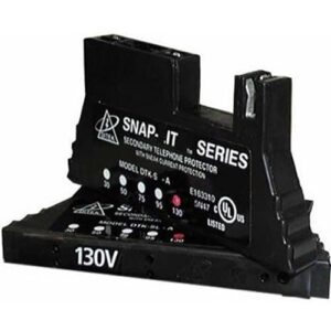 DITEK DTK-S30A 66 Block Quick-Connect Surge Protector for digital circuits, 30V, 150mA self-resetting fuse