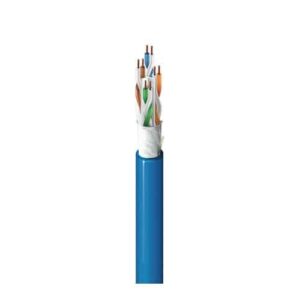 Belden 10GXW12 0061000 10GXW CAT6A Riser Cable, 23/4 Solid BC, Unshielded, UTP, CMR, CL3R, LP, FT4, 1000′ (304.8m) Reel, Blue