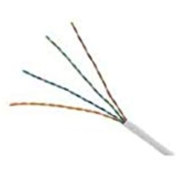 Genesis 63611101 CAT6 Plenum Cable, 23/4 Solid BC, Unshielded, UTP, CMP, FT6, 1000′ (304.8m), REELEX Pull Box, White