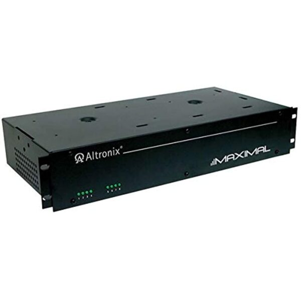 Altronix Maximal3RH Access Power Controller w/ Power Supply Charger, Fused Relay Outputs, 12/24VDC 6A, 115VAC, 2U