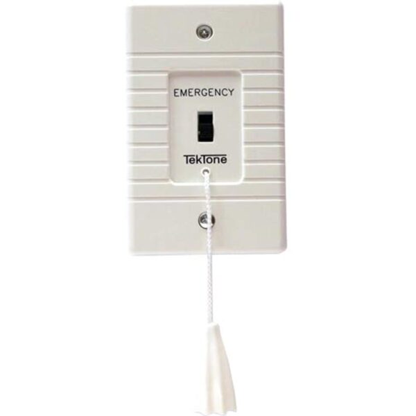 Emergency Call Switch, Two Pole, Plastic Plate