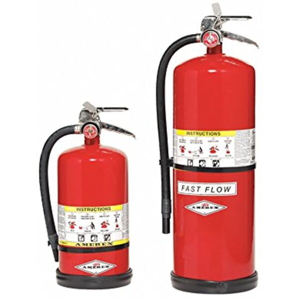 Amerex 594 Fire Extinguisher ABC Dry Chemical, 13-1/5 lb. High Flow