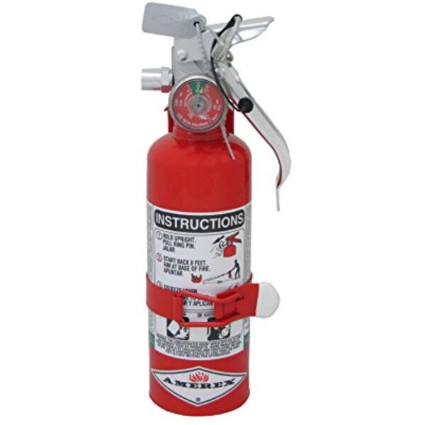 Amerex A384T, 1.4lb Halotron I Class B C Fire Extinguisher