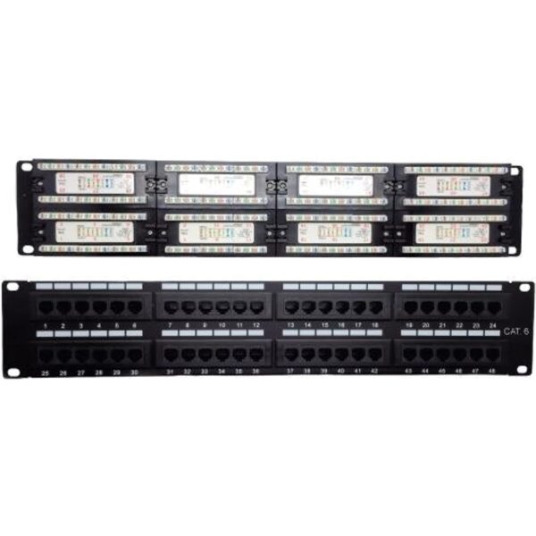 ADI PRO 0E-C6PP48 CAT6 48-Port Patch Panel