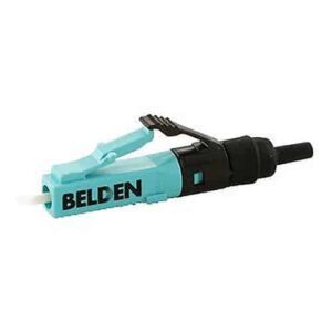 Belden AX105202-B25 FX Brilliance Universal LC Fiber Connector, Multimode, OM3-OM4, Blue, 1-Pack