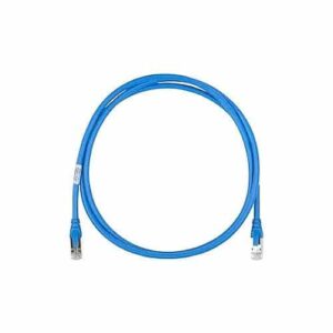 Belden C6F1106004 CAT6 Plus Patch Cable, 24/4 Solid BC, Shielded F/UTP, CMR, T568A/B-T568A/B, 4′ (1.2m), Blue