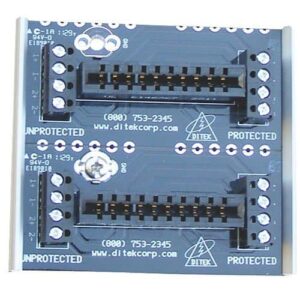 DITEK DTK-2MB Snap-Track Type Mounting Base Series, Two Module Hard Wired Mounting Mase for the DTK-2MHLP Series