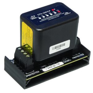 DITEK DTK-2MHLP75FWB Data & Signaling Circuit Modular Surge Protector with Snap-Track Base, two 75V circuits