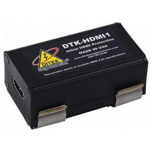 DITEK DTK-HDMI1 HDMI Surge Protector, HDMI connectors in shielded enclosure