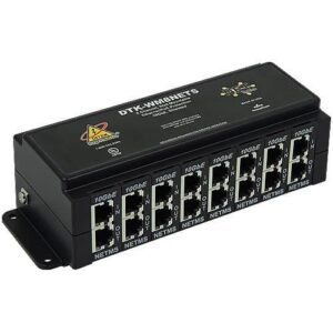 DITEK DTK-WM8NETS Wall Mount 8-Channel Network Surge Protector