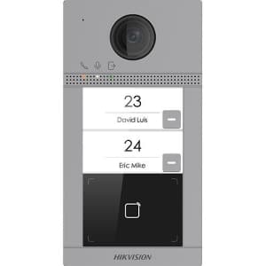 Hikvision Video Intercom PoE Villa Door Station, 2-Button 2MP Video Intercom Villa Door Station