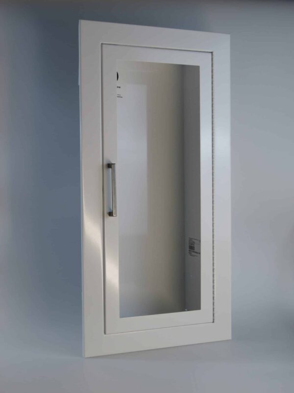 J L Industries 1015F10 Ambassador Full Glass Fully Recessed Flat Trim Cabinet 13 7/8″ x 27 3/8″