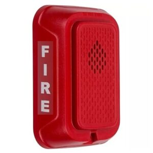 System Sensor HGRKL L-Series Outdoor Compact Wall-Mounted Horn, "FIRE", Red