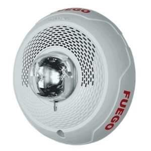 System Sensor SPSCWLED-SP L-Series Indoor Speaker Ceiling-Mounted LED Strobe, "FUEGO", White