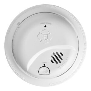 BRK SMI105-AC Interconnect Hardwire Smoke Alarm with 10-Year Battery Backup