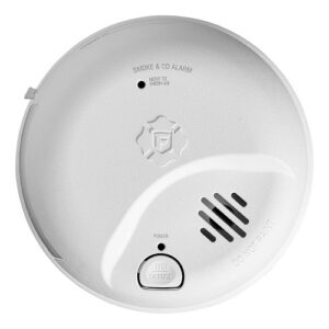 BRK SMICO100-AC Interconnect Hardwire Combination Smoke and Carbon Monoxide Alarm with Battery Backup