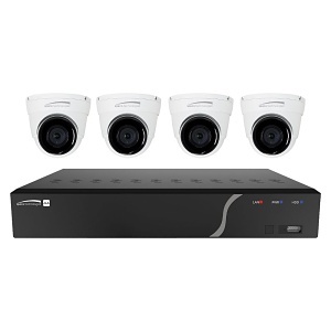 Speco ZIP44T2 4-Channel NVR Surveillance Kit with 4x5MP IP Cameras, 1TB