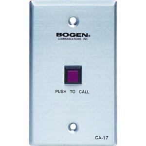 Bogen CA17 Call Switch, Designed for annunciator call-in for PI35A, SI35A,