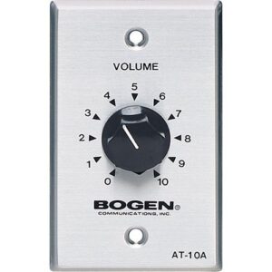 Bogen AT10A 10W Attenuator, Mounts in Standard Electrical Box