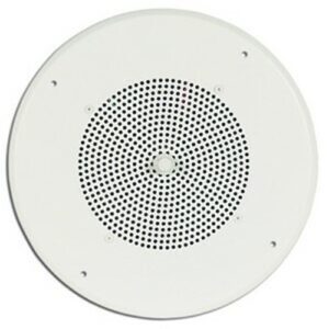 Bogen S86T725PG8U Ceiling Speaker Assembly with S86 8" Cone with Bright White Grille