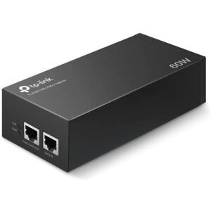 TP-Link TL-POE170S Gigabit Ports PoE++ Injector, 60W, Black