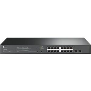 TP-Link TL-SG2218P 18-Port Gigabit Smart Network Switch, 16-Port PoE+, 150W