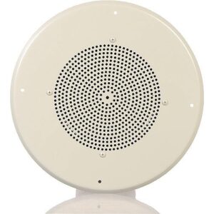 Bogen S86T725PG8W Ceiling Speaker Assembly with S86 8" Cone with Off White Grille