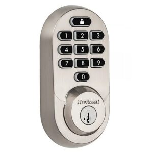 Kwikset 938 WIFI KYPD 15 Halo Keypad Wi-Fi Enabled Smart Lock, Satin Nickel