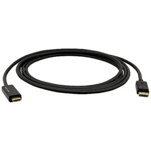 Kramer 97-0611006 C-DPM/HM/UHD-6 DisplayPort (M) to HDMI (M) 4K Active Cable, 4K at 60Hz (4:4:4) Resolution, 6' (1.80m)