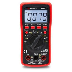 Triplett MM350 3-1/2 Digit 4000 Count True RMS Auto Ranging Digital Multimeter