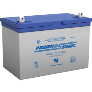 Power Sonic PS-121000U PS Series 12V DC, 100Ah General Purpose Rechargeable SLA Battery