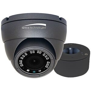 Speco VLDT4G 2MP HD-TVI Turret Camera with Included Junction Box