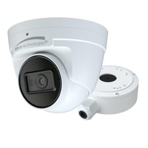 Speco VLT9 2MP HD-TVI IR Turret Camera with Junction Box, 2.8mm Fixed Lens, White