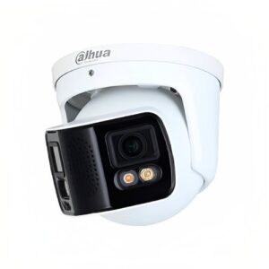 Dahua DH-IPC-PDW5849-A180-E2-ASTE Pro-Series x 4MP Enhanced Night Color Dual-Lens Panoramic Turret (Eyeball) IP Camera, 3.6mm Fixed Lens, White