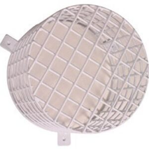 STI 9614 Beacon and Sounder Cage, 7.8"H 7.8"W 6"D, White