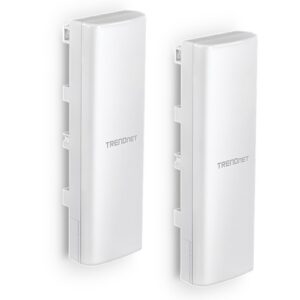 TRENDnet TEW-940APBO2K Outdoor Wi-Fi 14 dBi PoE Preconfigured Point-to-Point Bridge Kit